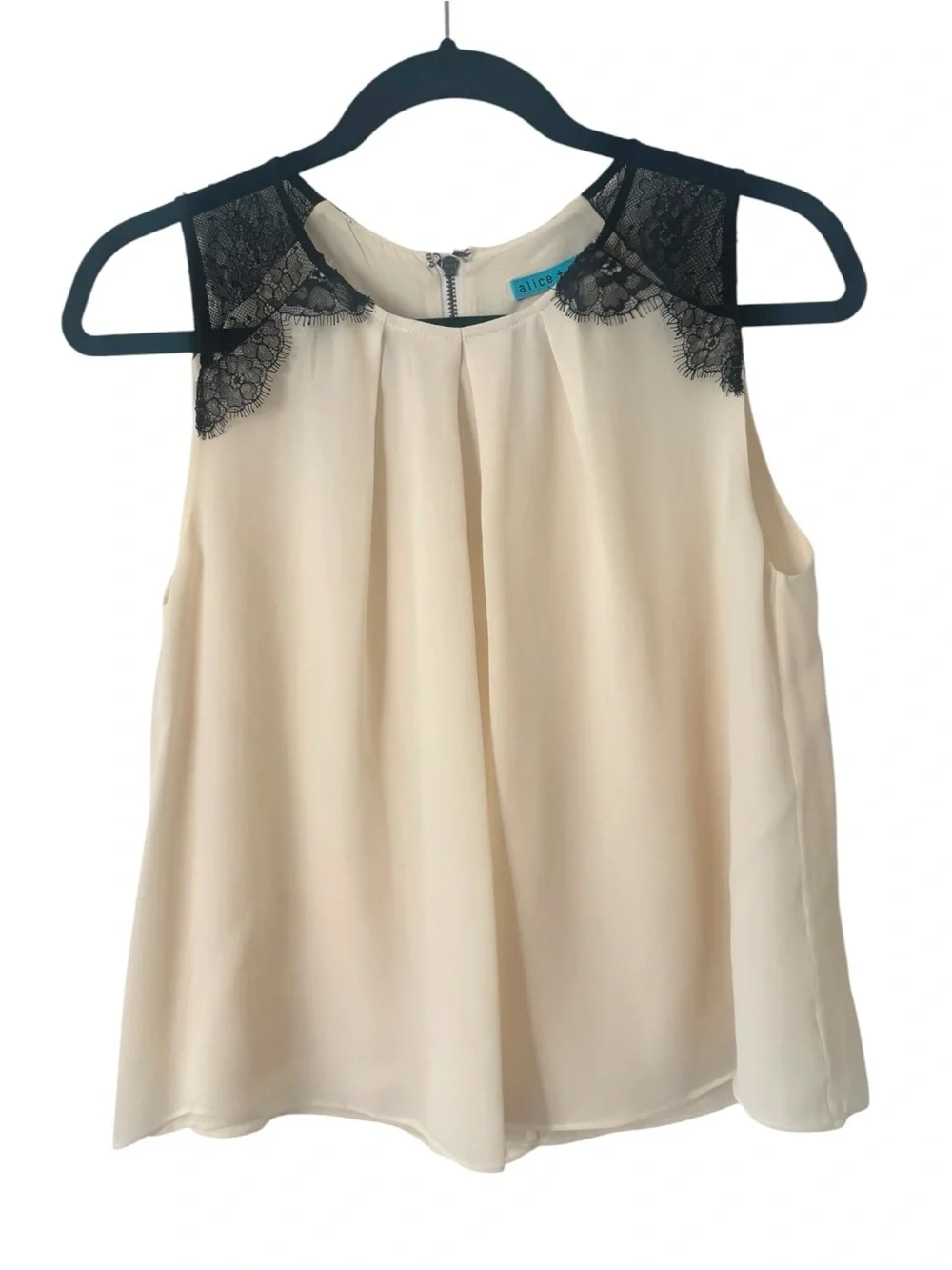Alice + Olivia Silk Lace Tank - Picture 2 of 4